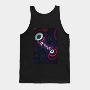 Octo-Pie, Digital Abstract Artwork Tank Top